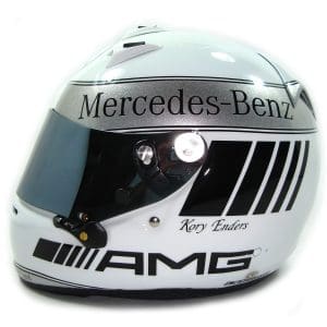 Mercedes Benz AMG Custom Helmet Painting 1