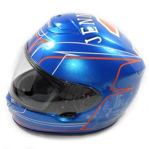 NY Knicks PG Brandon Jennings custom painted helmet 1