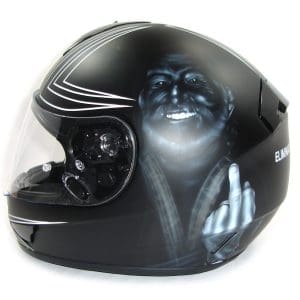 Nelson Cash Custom Helmet Painting 1