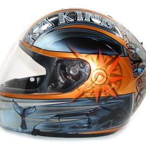 NorthWest Explorations Custom Helmet Painting 1