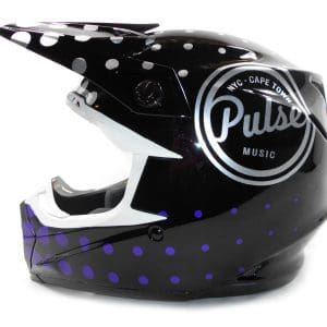 Pulse Music Custom Painted Helmet 1