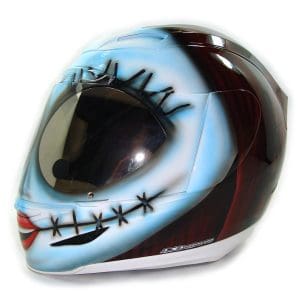 Sally Skellington Nightmare Before Christmas Helmet Painting 1