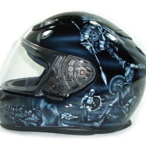 Spartan Helmet Custom Painted Helmet 1