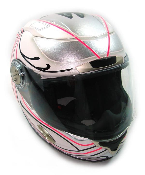 Swan Tattoo Custom Painted Helmet 5