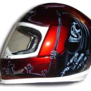 Tony Carbajal Custom Painted Helmet 1