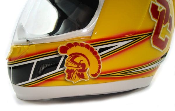 USC Trojans LA Lakers Helmet Painting 6