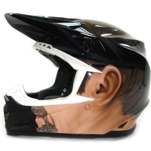 Yamaha Whitetail Diaries Custom Helmet Painting 1