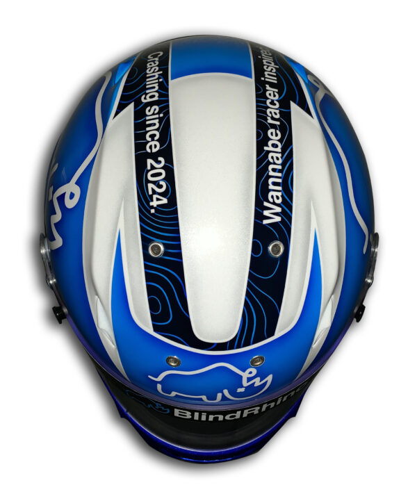 Blind Rhino -Custom Auto Racing Helmet - Image 3