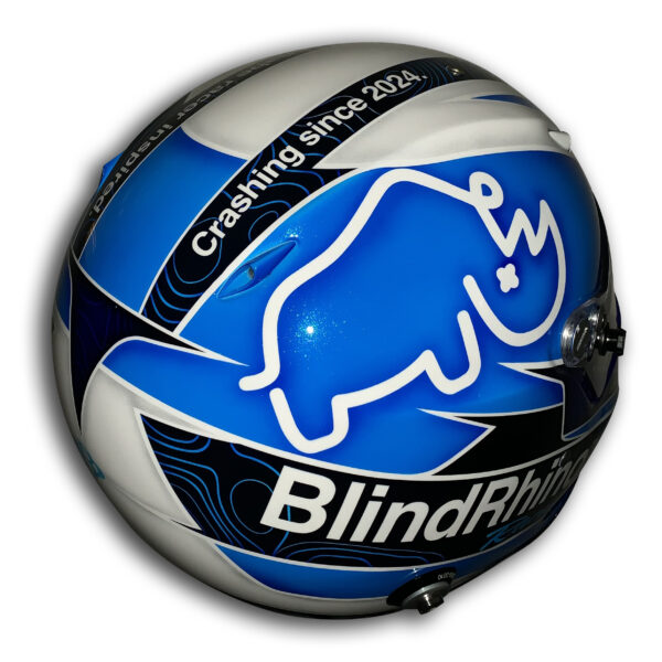 Blind Rhino -Custom Auto Racing Helmet - Image 5