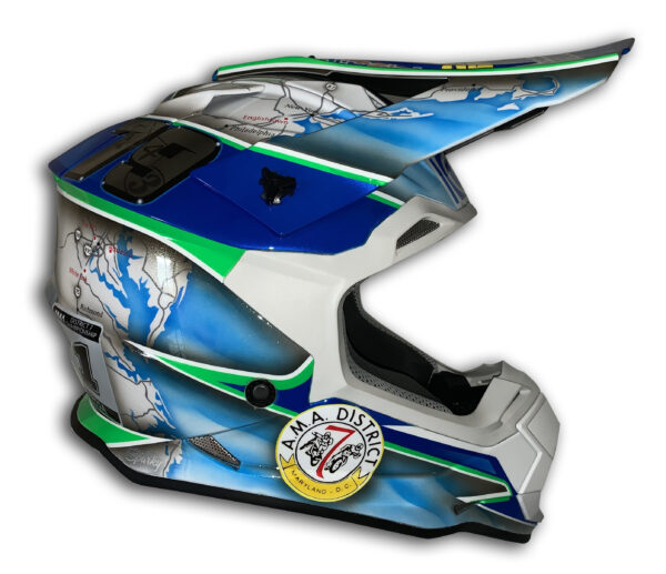 Custom Painted MX helmet - Image 2