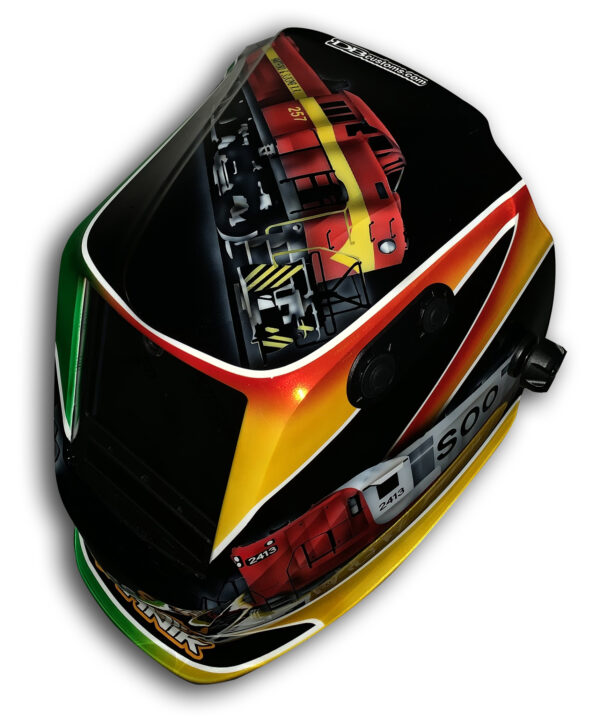 Custom Painted Welding Helmet - Image 3