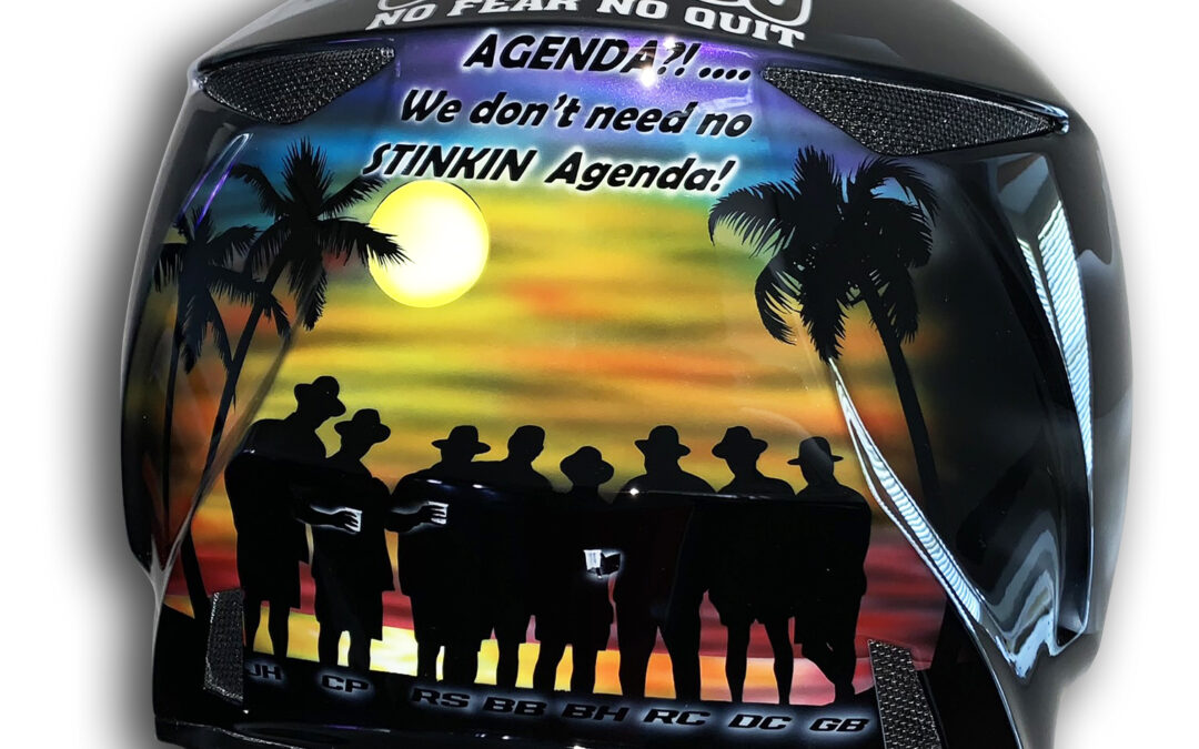 Blog 2 Custom Helmet Painting -Panama Party