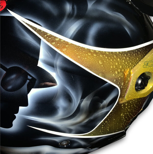 Custom Helmet Painting -Panama Party - Image 5