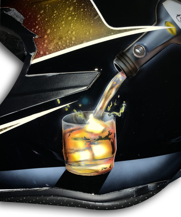 Custom Helmet Painting -Panama Party - Image 7