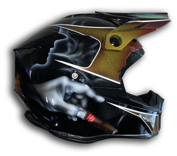 Custom Helmet Painting -Panama Party - Image 8