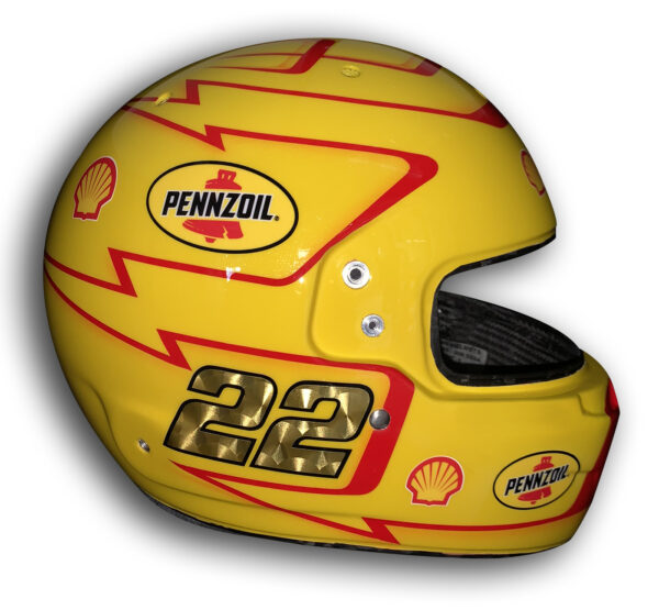 Joey Logano Custom Painted Helmet - Image 3