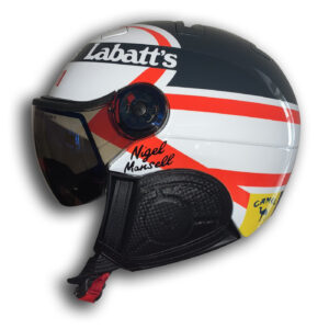 Nigel Mansell replica helmet