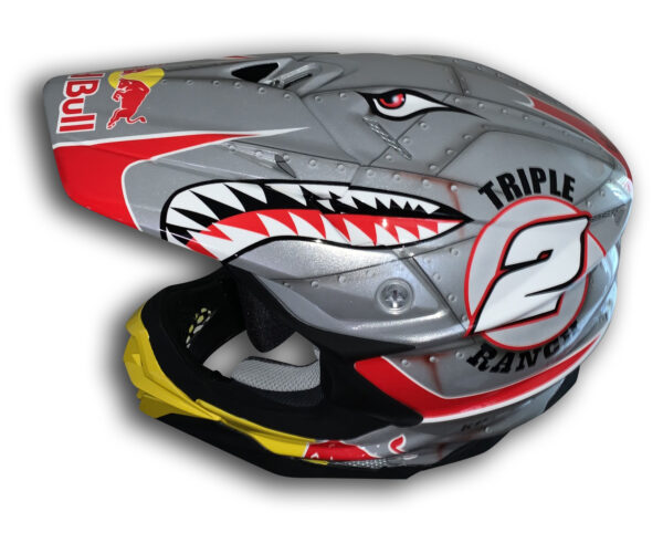 P-51 Mustang Custom Helmet - Image 3