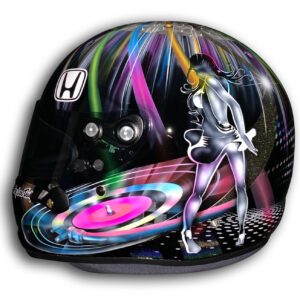 Santino Ferrucci Indy 500 custom painted helmet