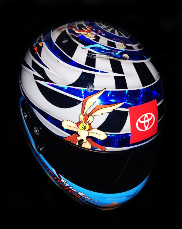 Santino Ferrucci Wile E Coyote -Custom Painted Helmet - Image 9