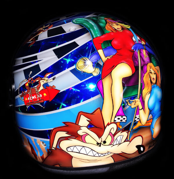 Santino Ferrucci Wile E Coyote -Custom Painted Helmet - Image 2