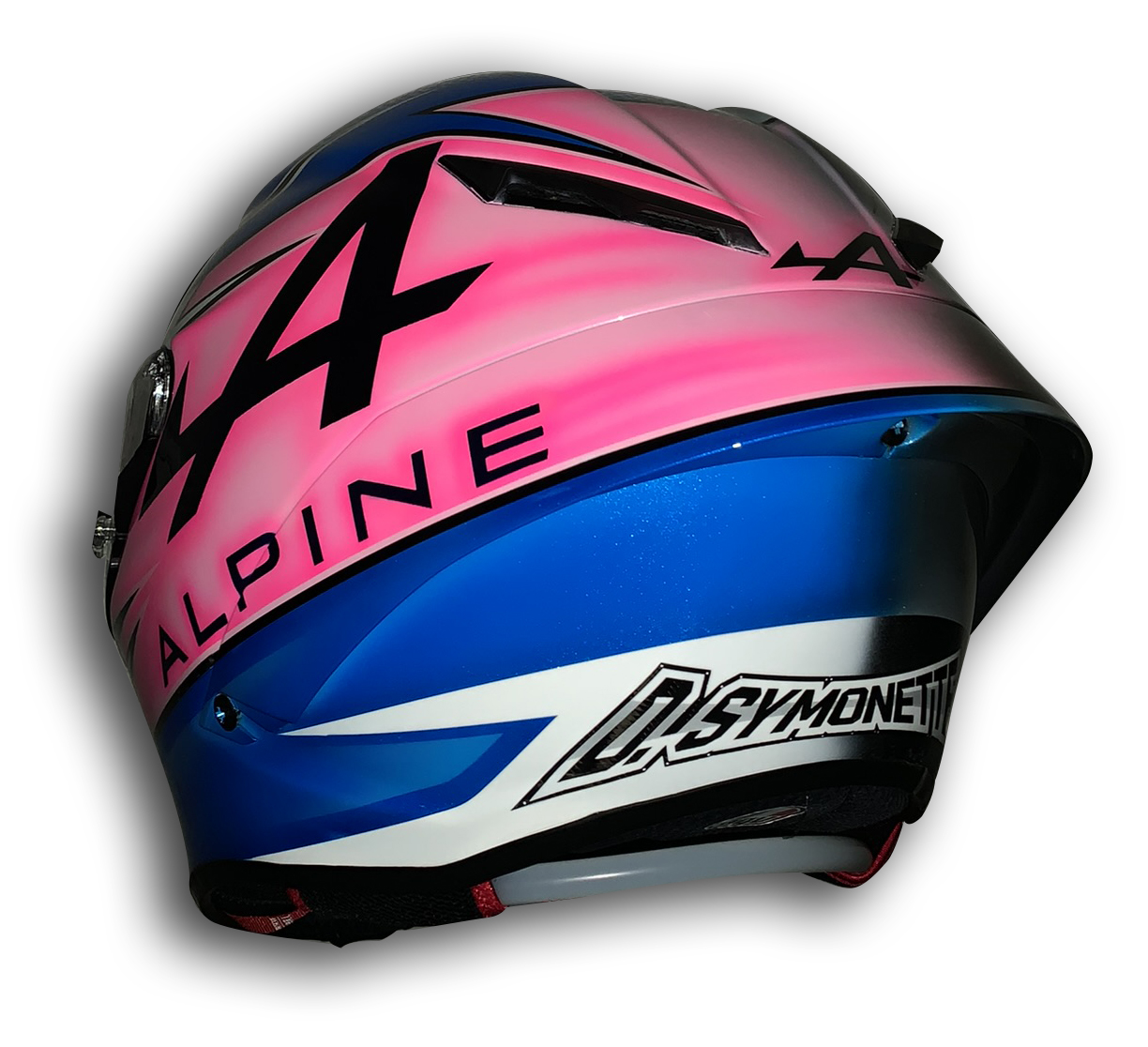 San Antonio Spurs -Alpine F1- Custom Helmet 8 San Antonio Spurs -Alpine F1- Custom Helmet - Image 8