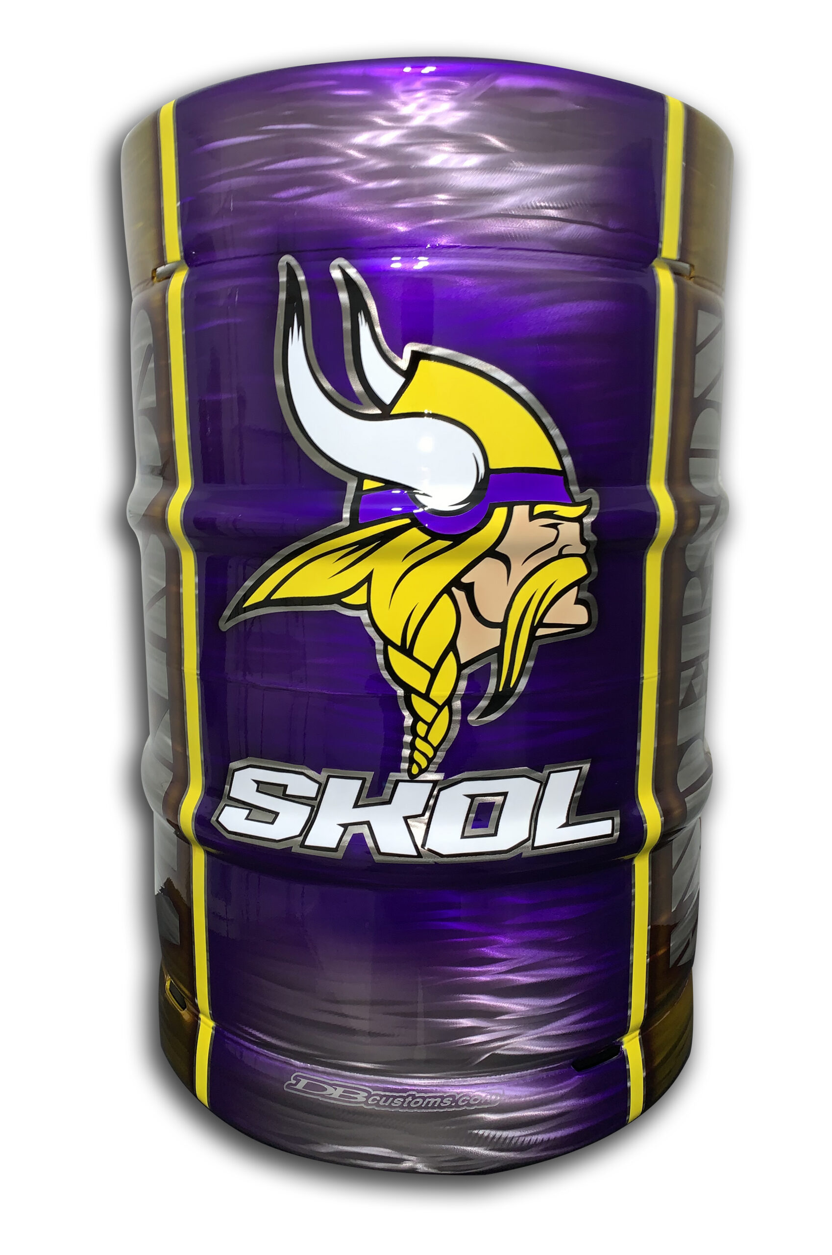 Minnesota Vikings Custom Beer Keg 1 Minnesota Vikings Custom Beer Keg